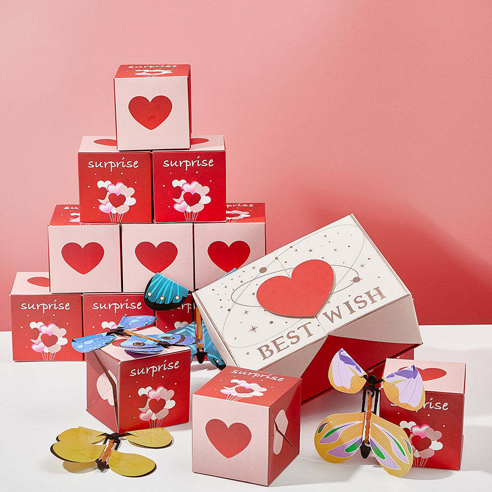DIY Surprise Gift Box Explosion for Money Cash Pop Up Gift Box for Lover - soufeelmy