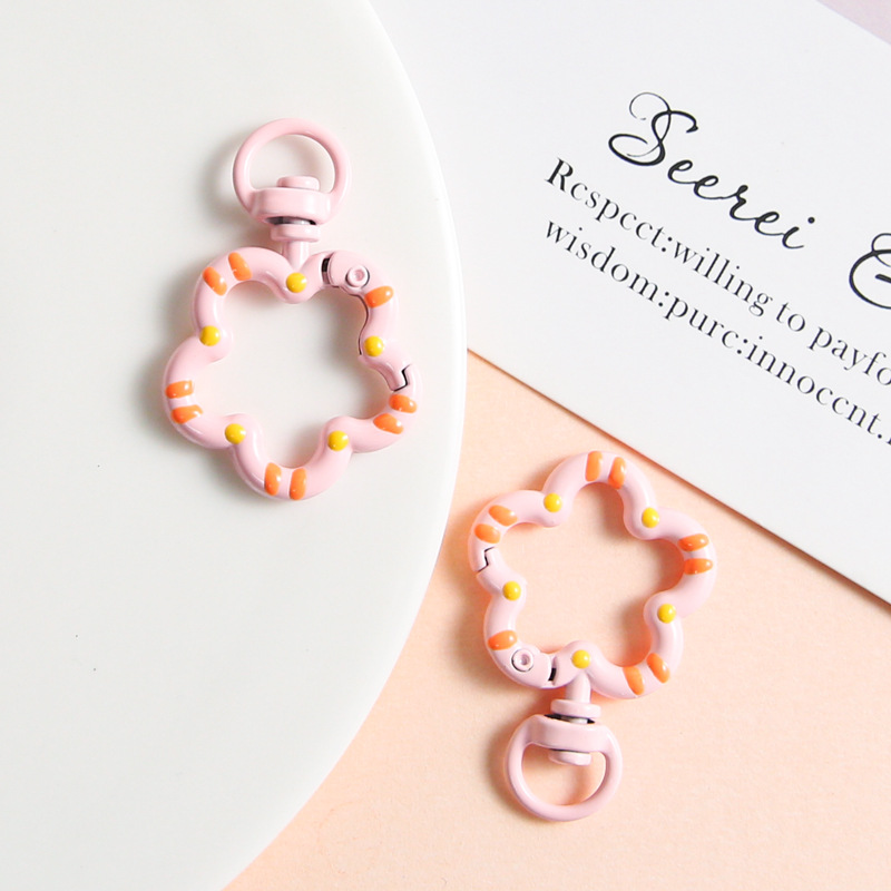 Light Pink Flower Key Ring - soufeelmy