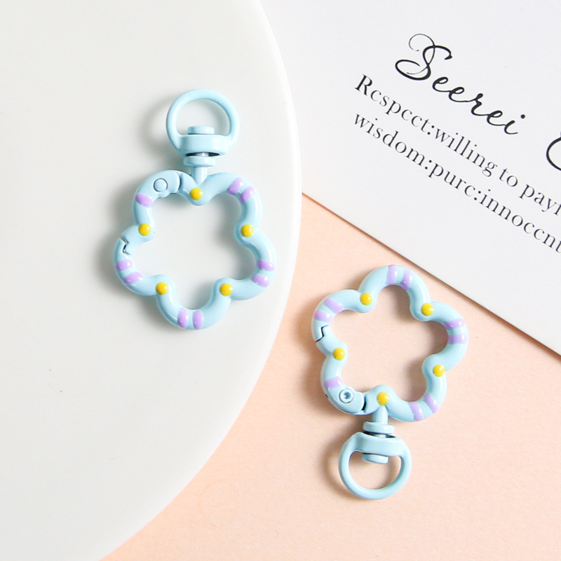 Blue Flower Key Ring - soufeelmy