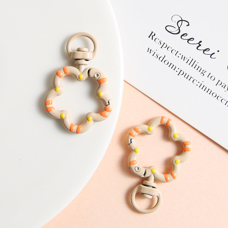 Brown Flower Key Ring - soufeelmy