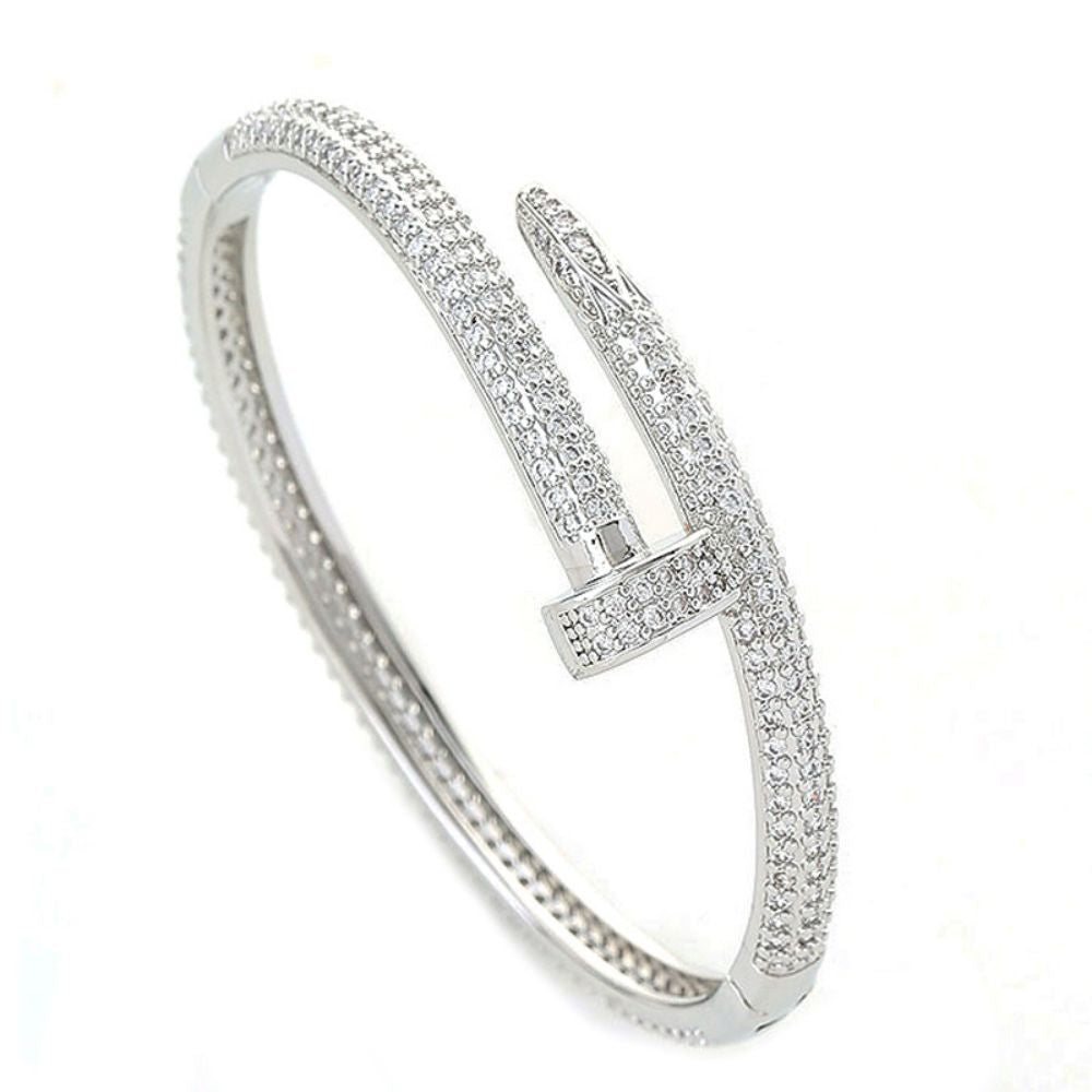 Hip Hop Bracelet Creative Nail Zircon Iced Bracelet For Men - soufeelmy