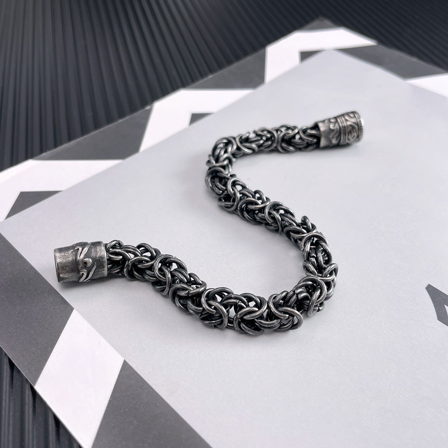 Hip-hop Men's Bracelet Fashion Style Magnetic Buckle Jewelry - soufeelmy