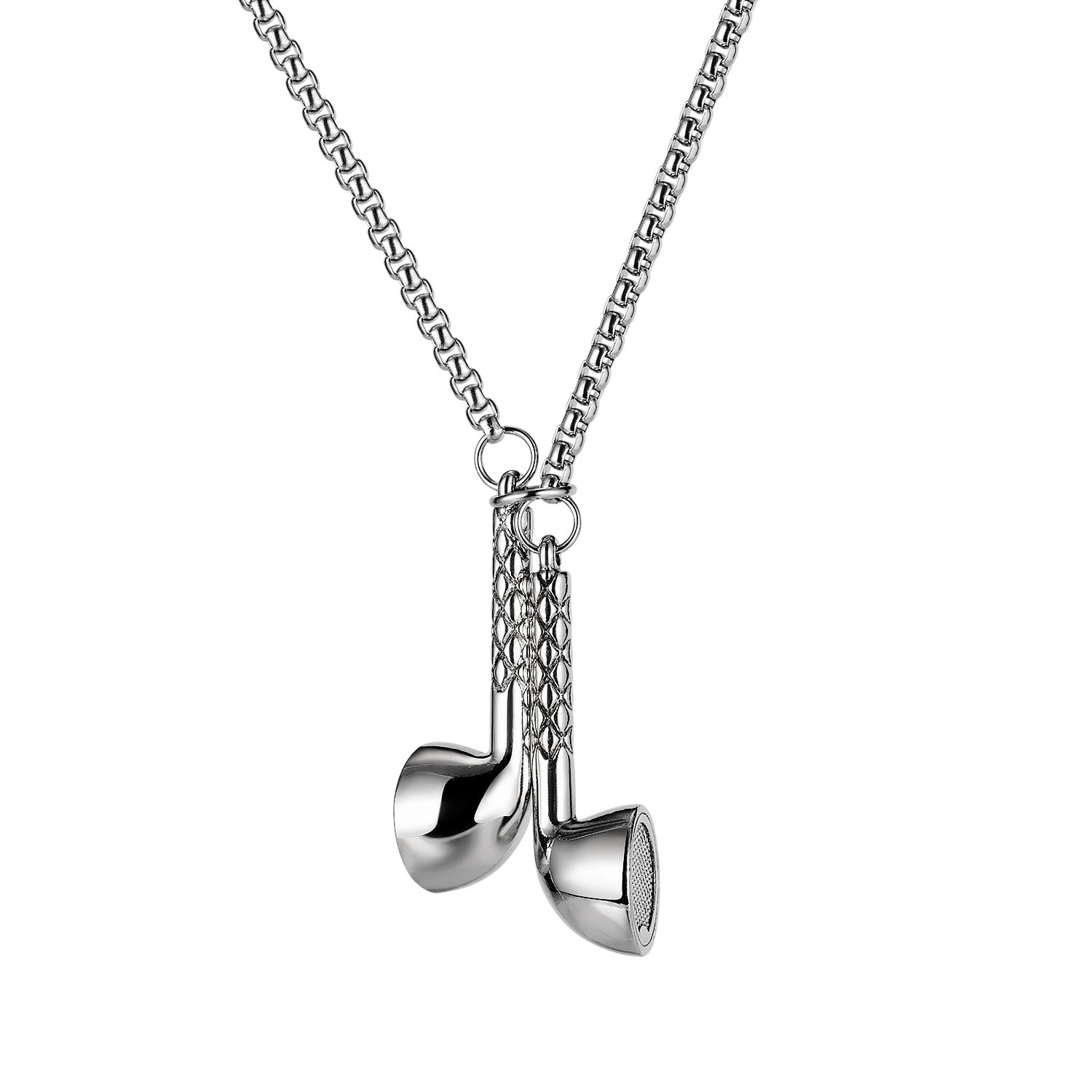 Fashion Trend Men's Necklace Creative Headphones Hip Hop Gifts - soufeelmy