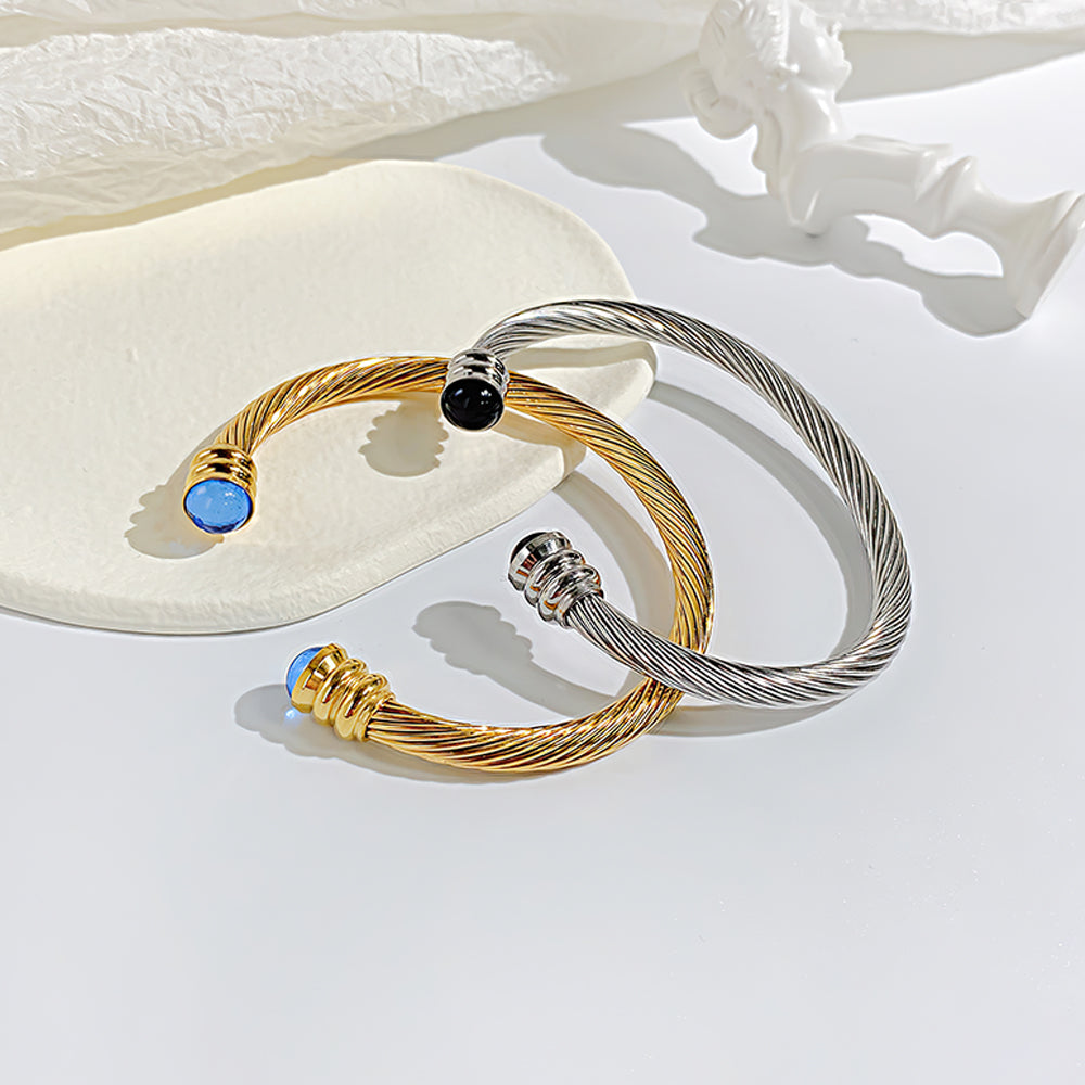 Fashionable Twist Pattern Bracelet Simple Trendy Gifts - soufeelmy