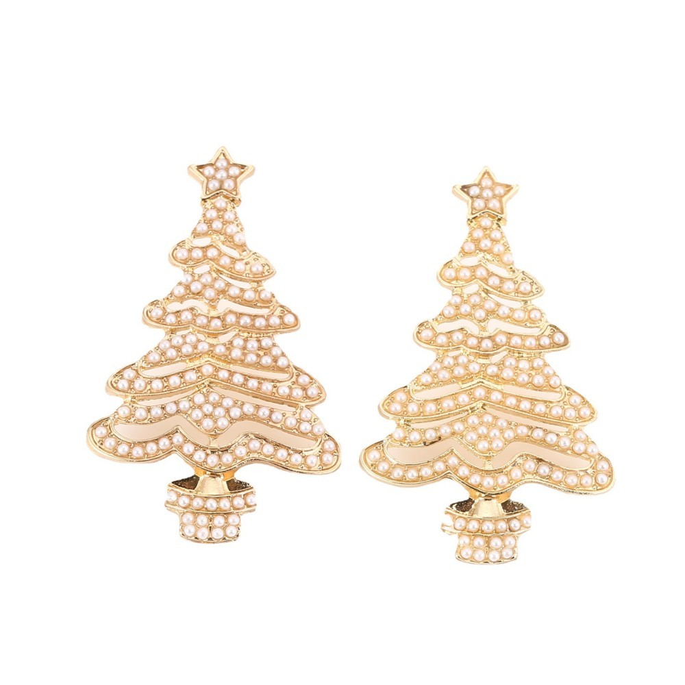 Christmas Tree Earrings Christmas Jewelry Studs Various Styles Gifts For Her Christmas Gifts - soufeelmy