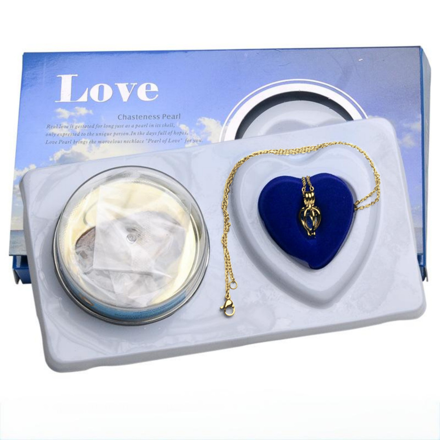 Pearl Necklace Pearl Oyster Self-opening Blind Box Pearl Necklace Pearl Pendant Surprise Gift - soufeelmy