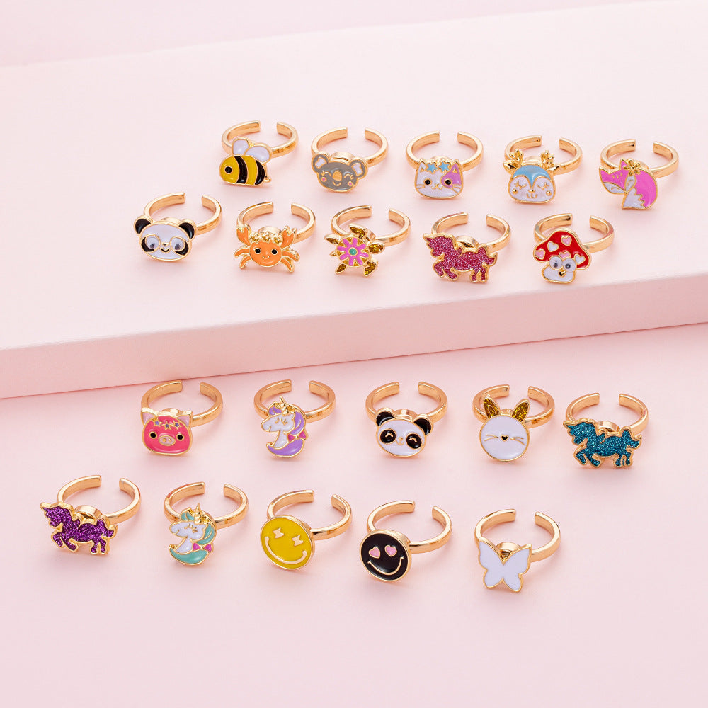 Fidget Rings for Anxiety Adjustable Rotating Rings for Women Girl Best Gifts for Birthday Holiday - soufeelmy