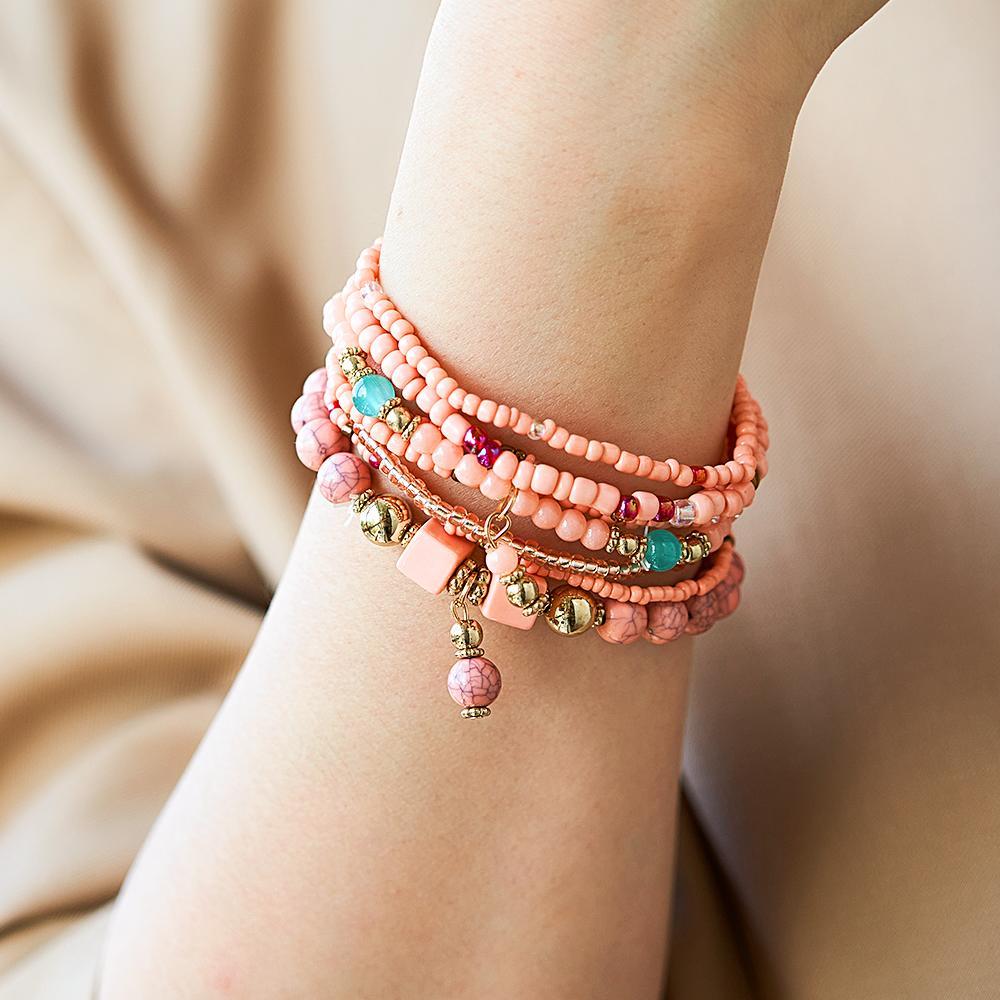 Unique Stacking Bracelets Bohemia Fashion Gifts for Girl - soufeelmy