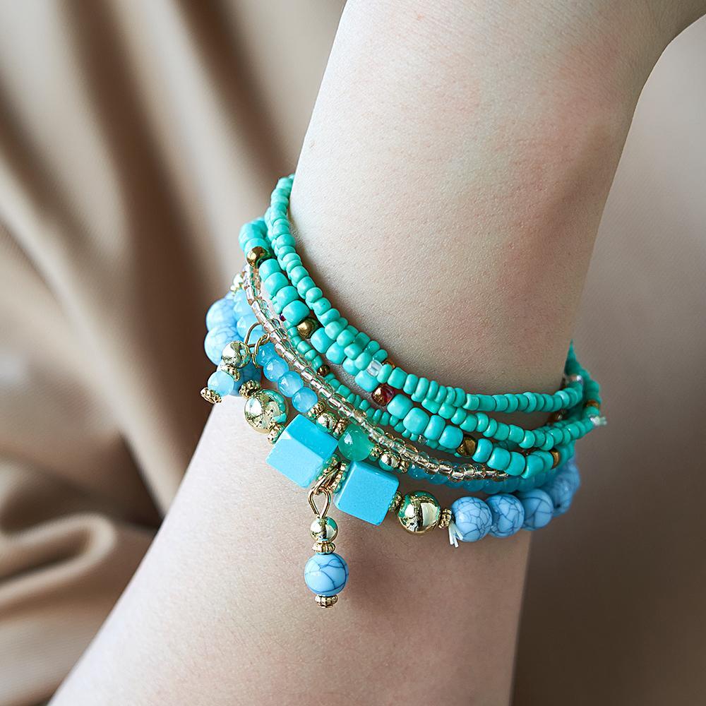 Unique Stacking Bracelets Bohemia Fashion Gifts for Girl - soufeelmy