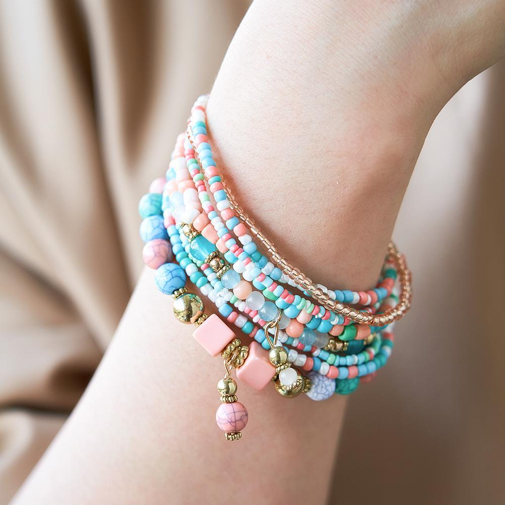 Unique Stacking Bracelets Bohemia Fashion Gifts for Girl - soufeelmy