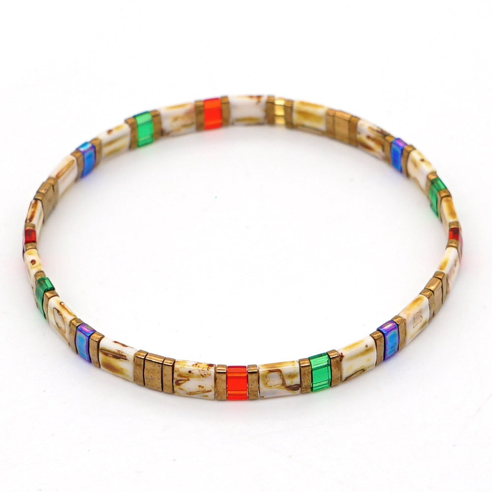 Tila Bead Bracelet Brown Vintage Fashion Bracelets Gift - soufeelmy