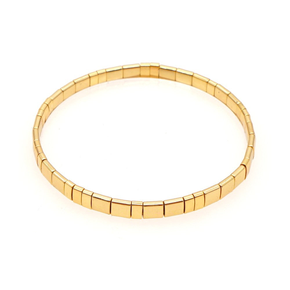 Tila Bead Bracelet Gold Bracelets Vintage Fashion Gift - soufeelmy
