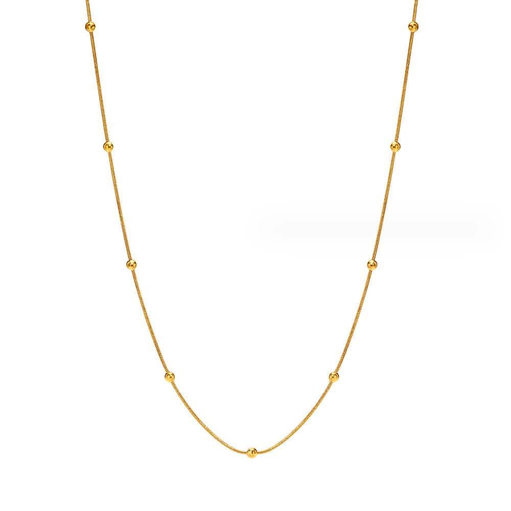 Gold Necklace For Women Minimalist Chain Dainty and Thin Necklace - soufeelmy