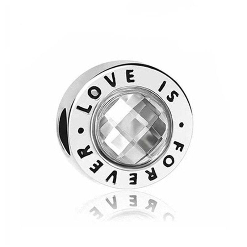 Love is Forever charm for Bracelets Gift for Her - soufeelmy