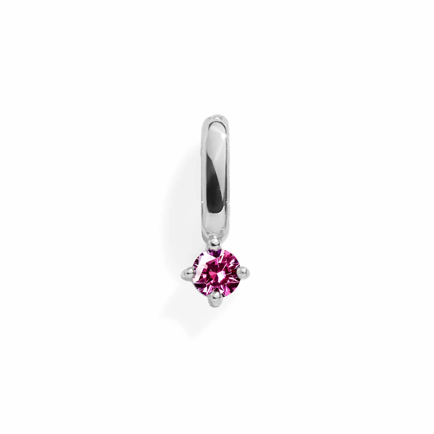 AMETHYST CHARM - SILVER - soufeelmy