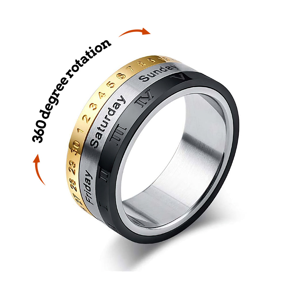 Anxiety Ring Relief Decompression Ring Creative Gift Fit for Women Men - soufeelmy