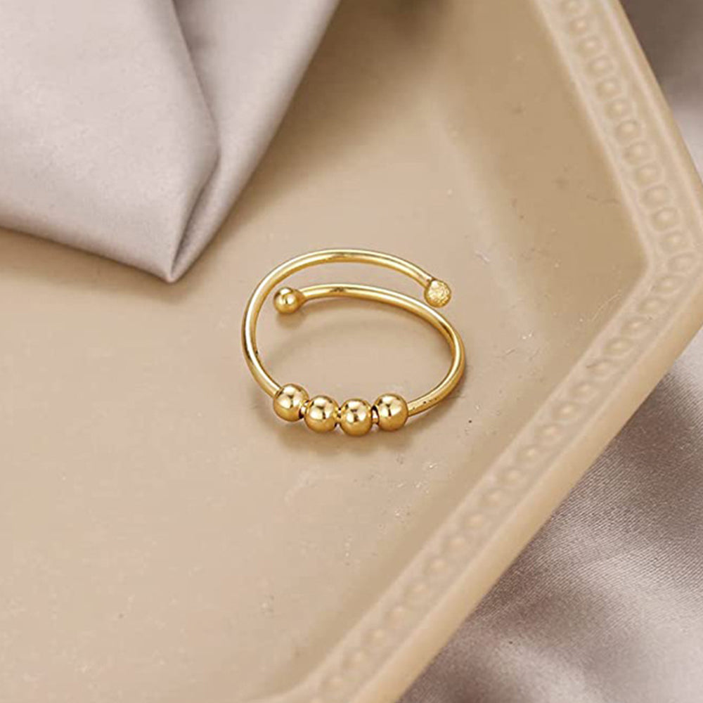 Anxiety Ring Anxiety Relief Decompression Adjustable Ring Jewelry Gift - soufeelmy