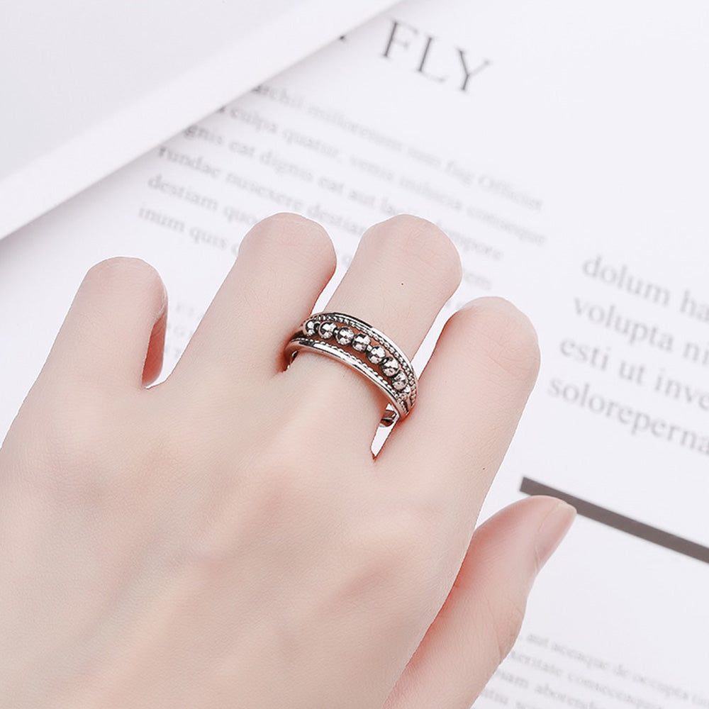Adjustable Anxiety Ring Anxiety Relief Decompression Ring Jewelry Gift - soufeelmy