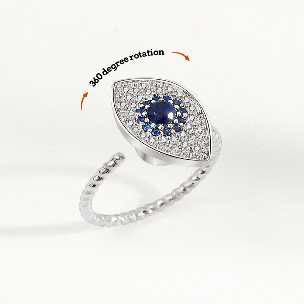 Anxiety Ring Decompression Ring Anti-Anxiety Relief Adjustable Ring Jewelry Gift - soufeelmy