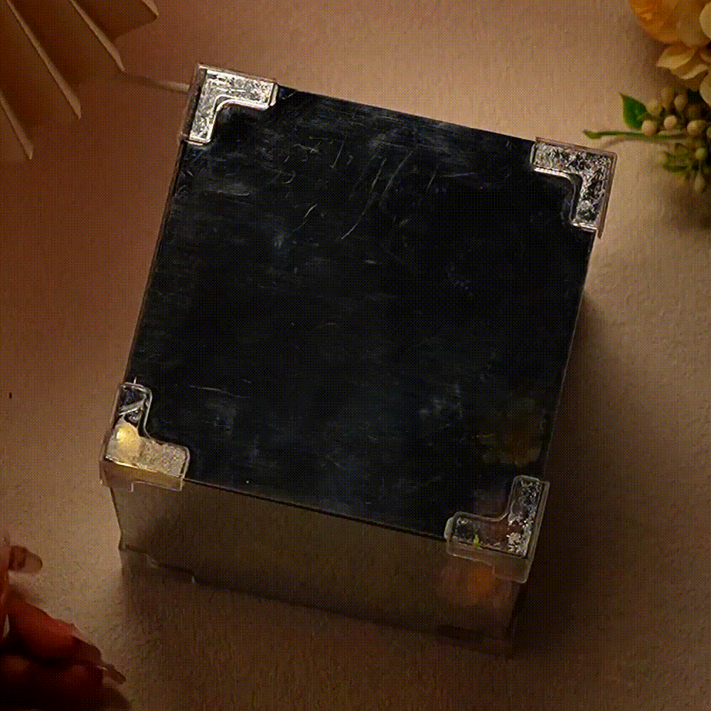 Customized Photo Butterfly Flower Sea Mirror Lamp Personalized DIY Set Flower Sea Gift For Lover - soufeelmy