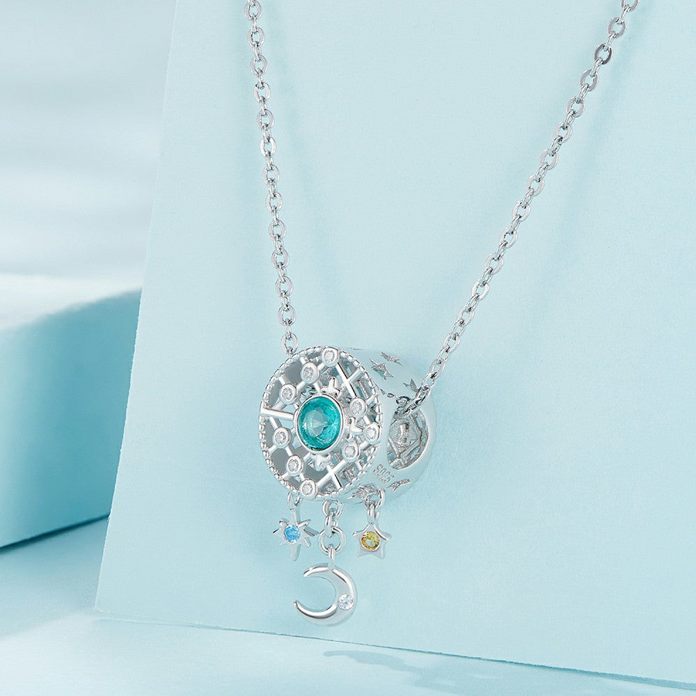 starry dream catcher charm 925 sterling silver xs1993