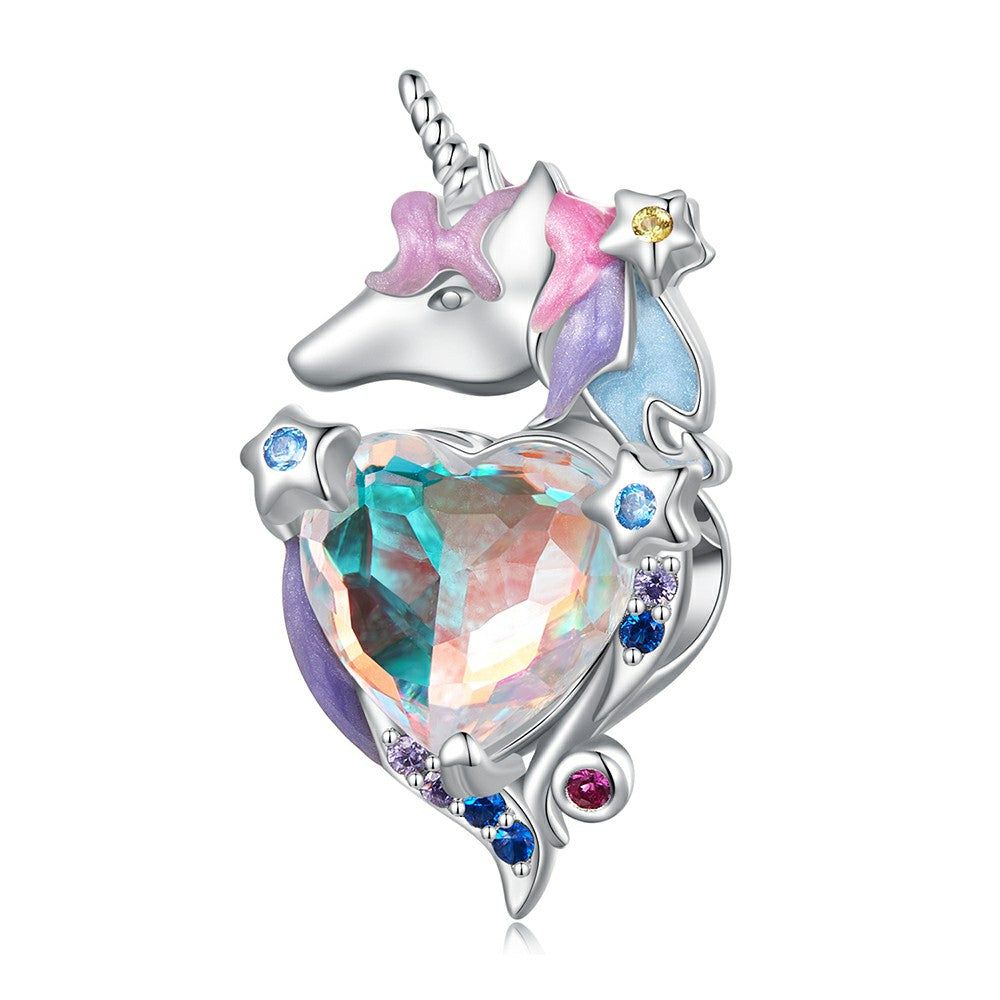 fantasy unicorn charm 925 sterling silver xs1994