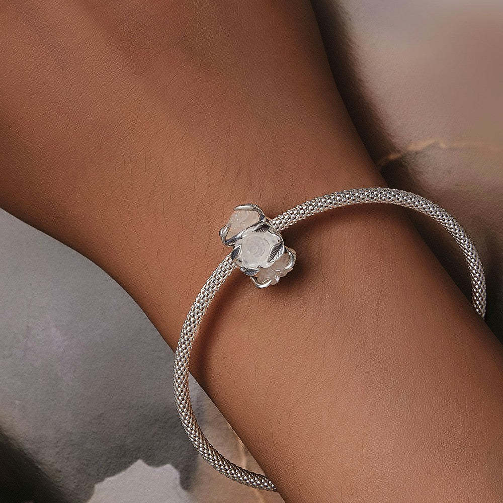 temperature discoloration roses charm 925 sterling silver xs2025