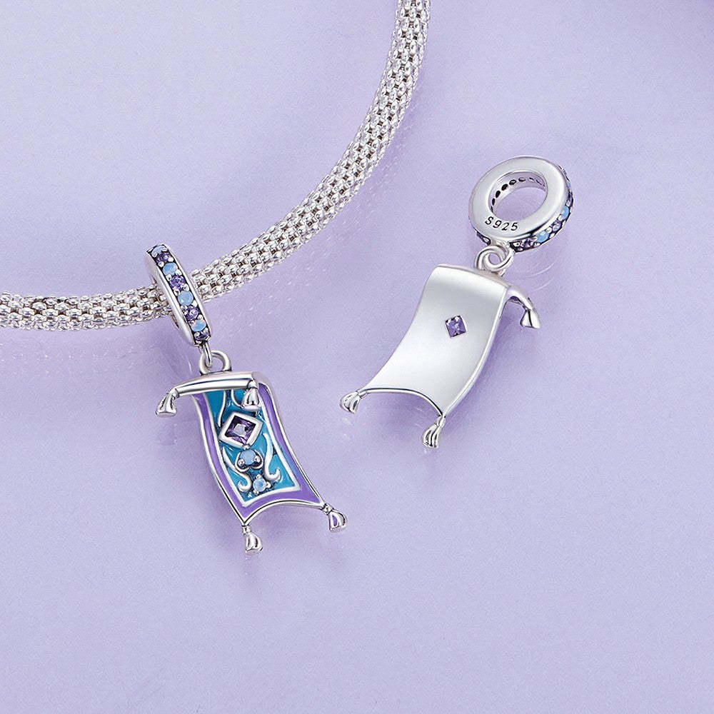 magic carpet charm 925 sterling silver xs2034