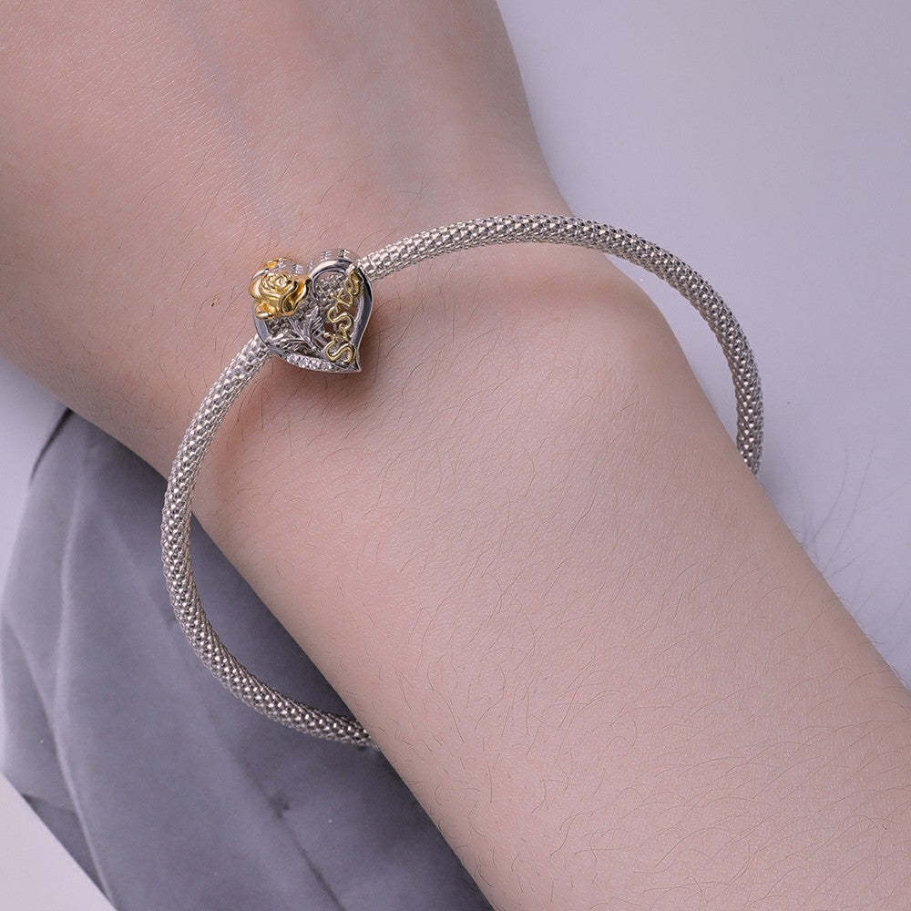 sisters charm 925 sterling silver xs2049
