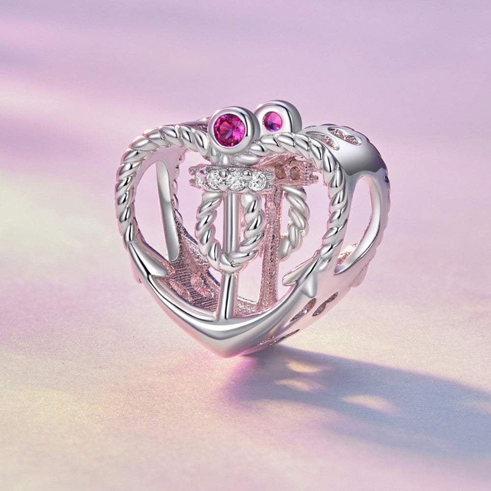 love anchor charm 925 sterling silver xs2109