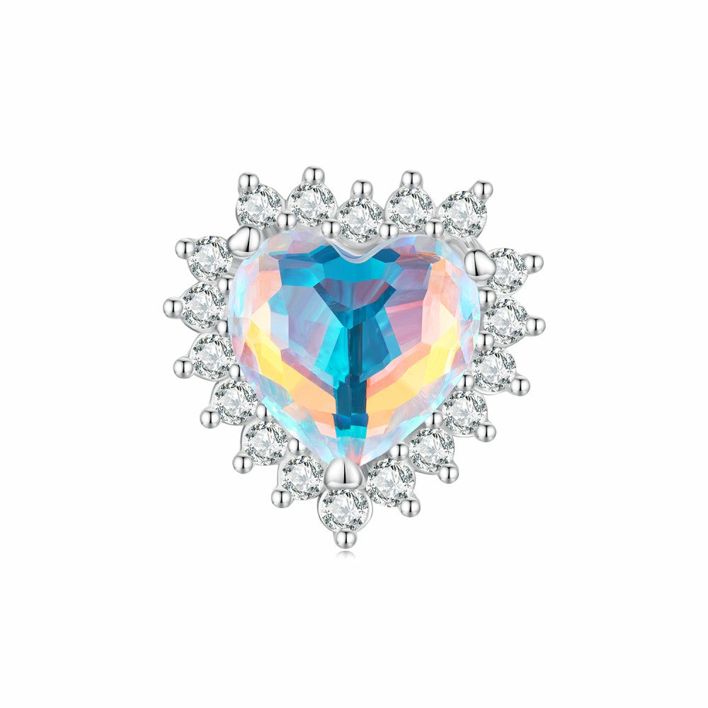 symphony of love white zircon charm 925 sterling silver xs2140