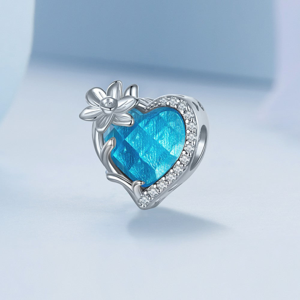 march birthstone blue charm 925 sterling silver xs2161