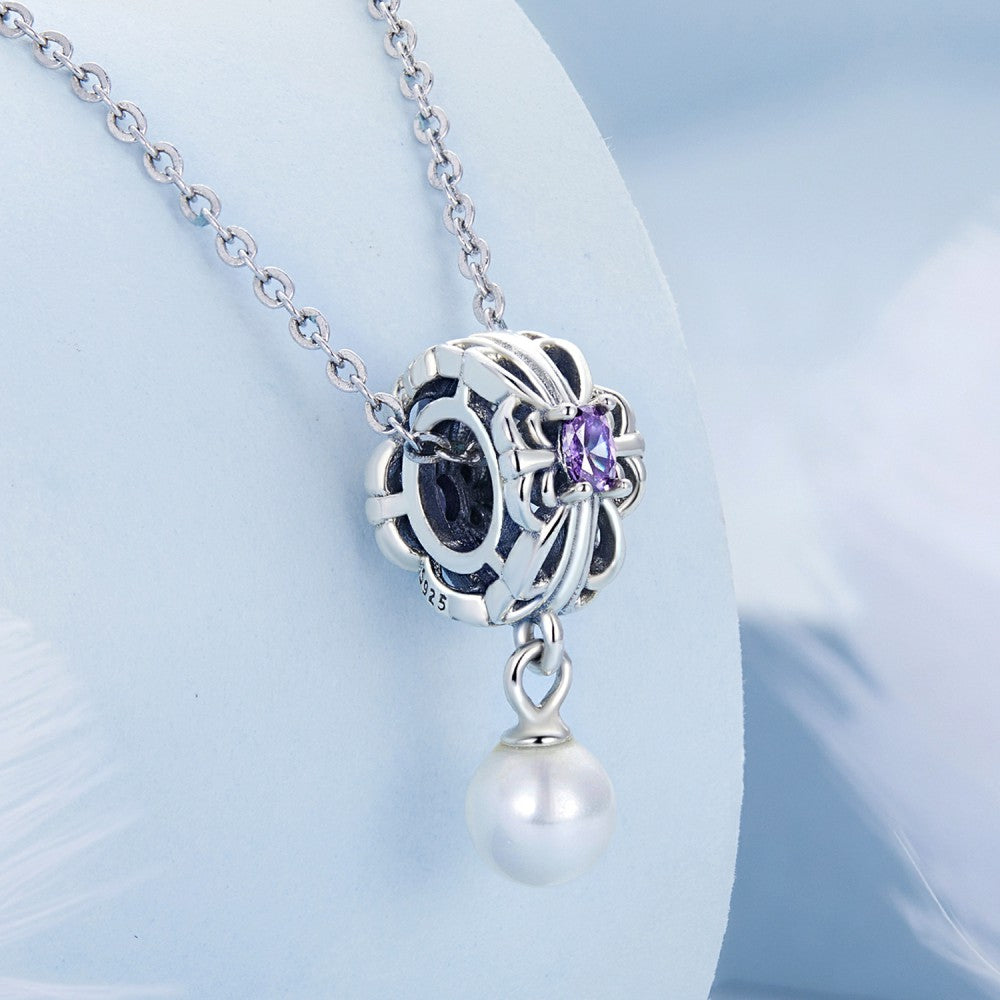 pearl streamer pendant charm 925 sterling silver xs2195