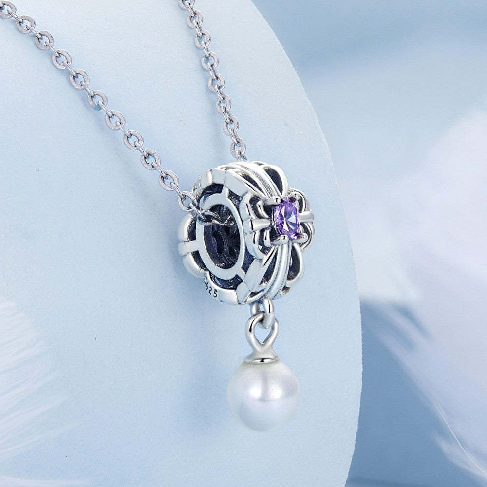 pearl streamer pendant charm 925 sterling silver xs2195