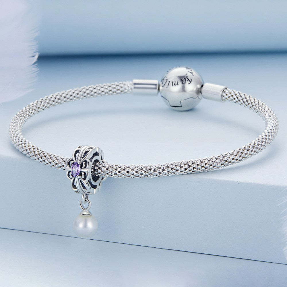 pearl streamer pendant charm 925 sterling silver xs2195