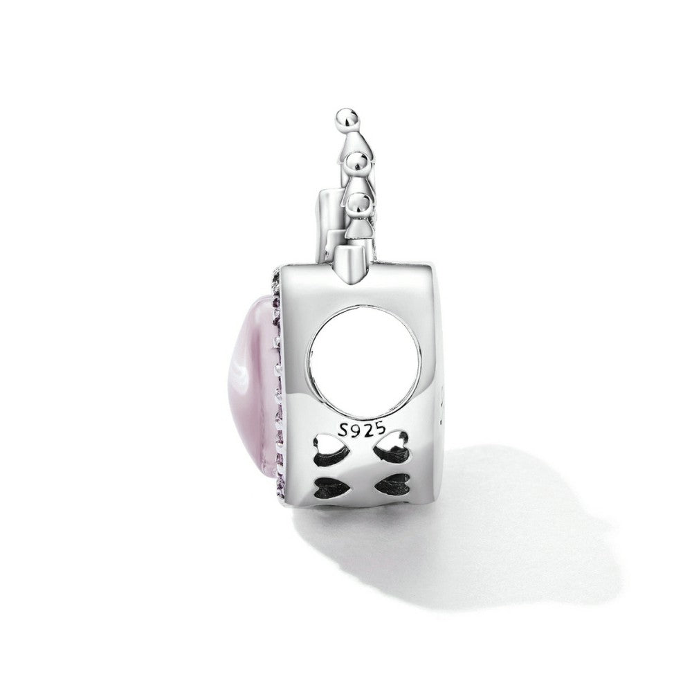 love castle charm 925 sterling silver happy valentines day xs2245