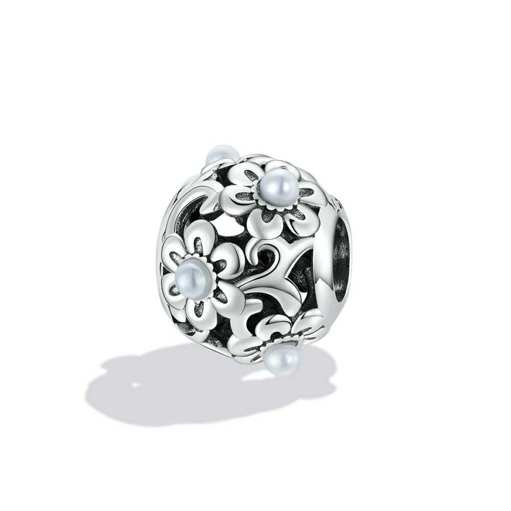 classical flowers charm 925 sterling silver xs2247