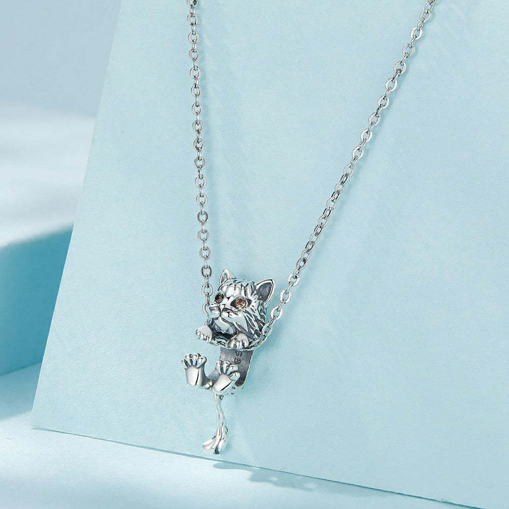 bobcat dangle charm 925 sterling silver yb2301