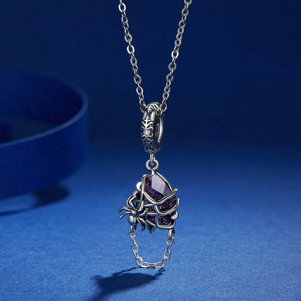spider dangle charm 925 sterling silver yb2312