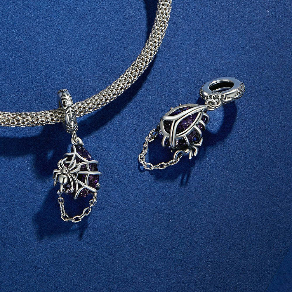 spider dangle charm 925 sterling silver yb2312