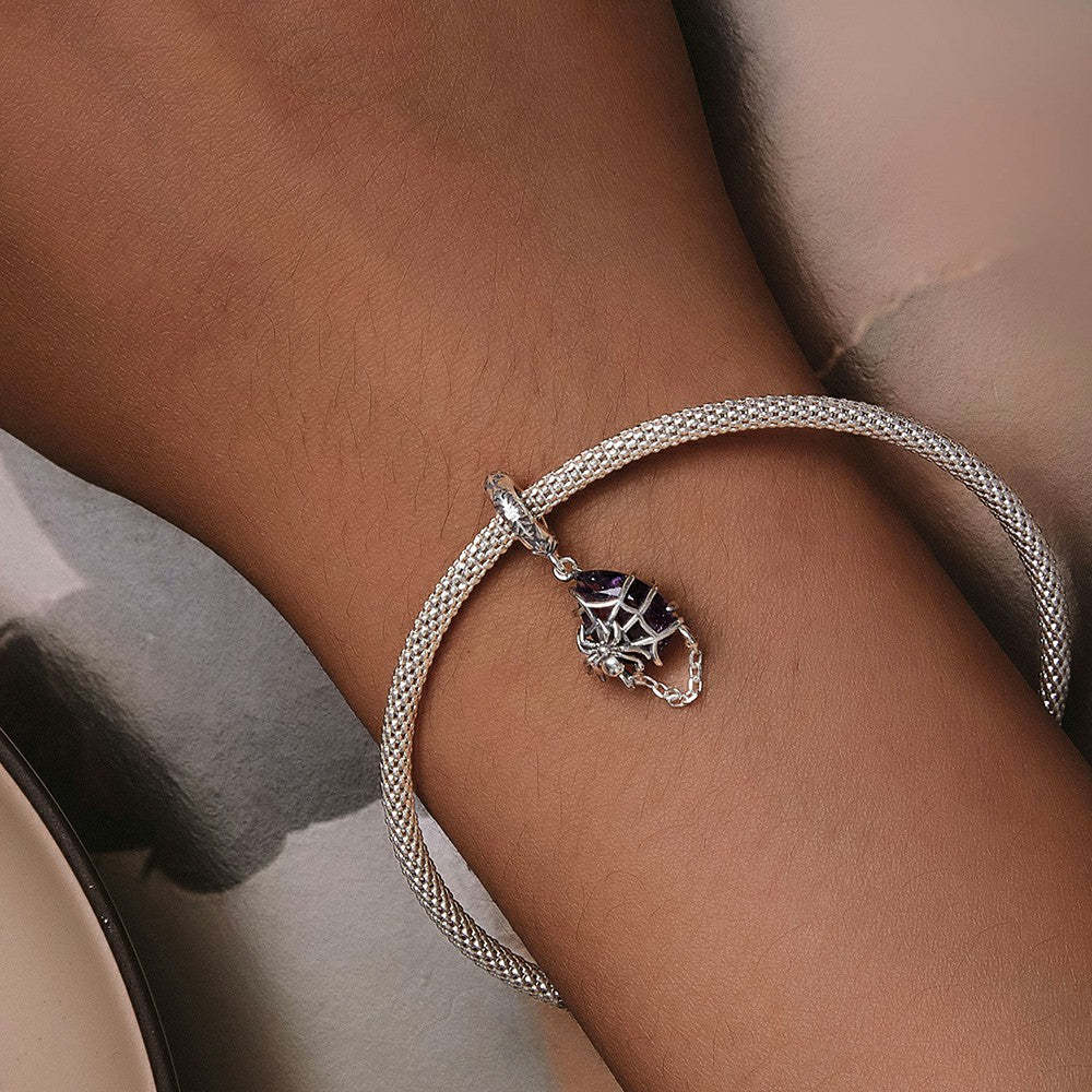 spider dangle charm 925 sterling silver yb2312