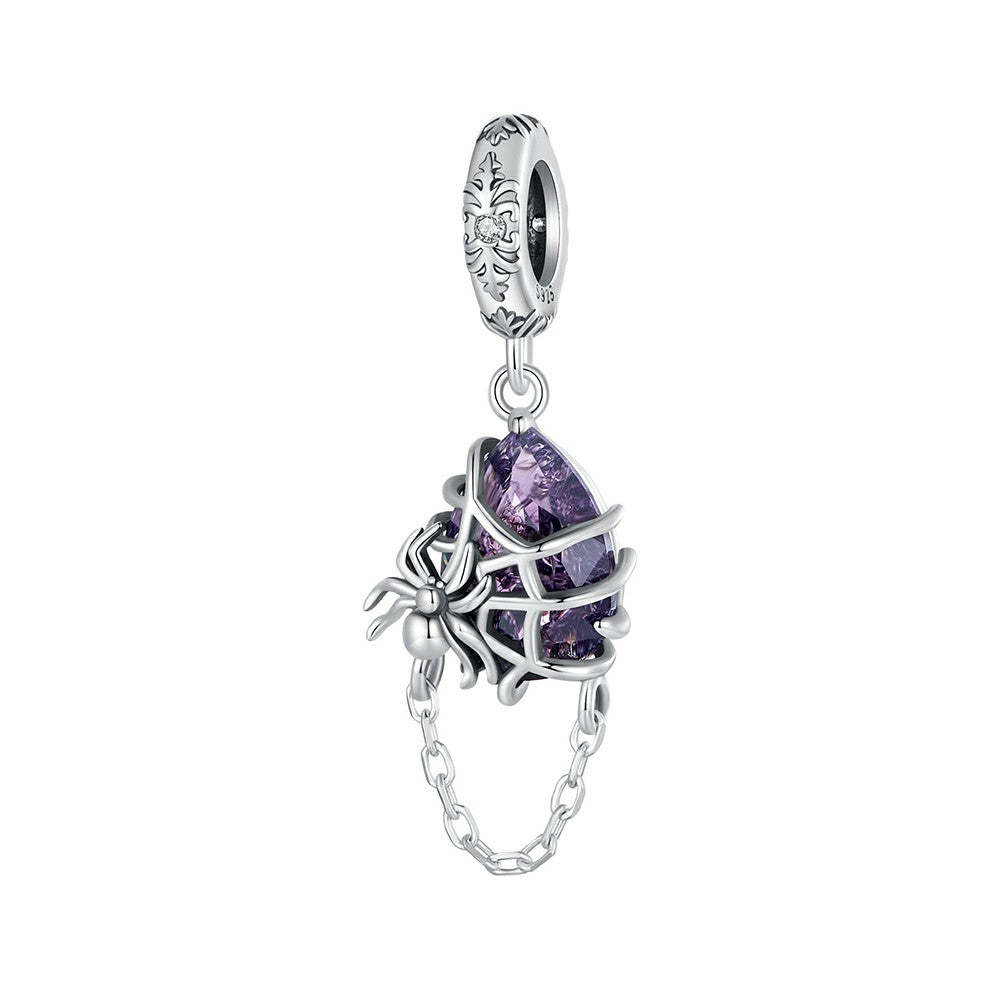 spider dangle charm 925 sterling silver yb2312