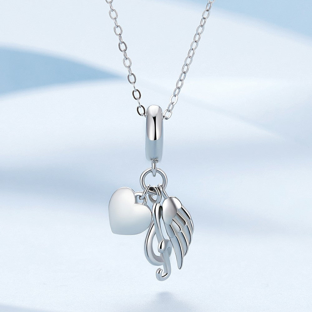note dangle charm 925 sterling silver yb2365