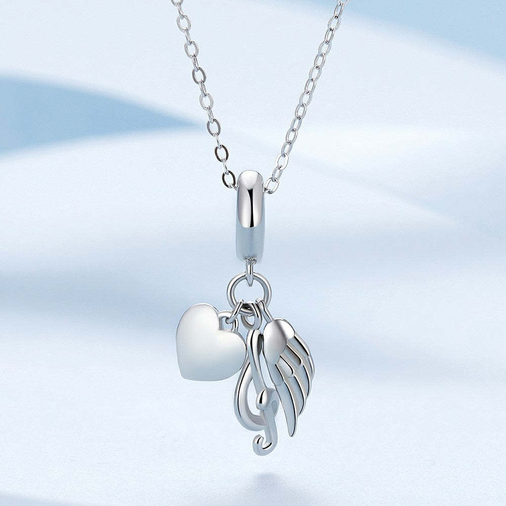 note dangle charm 925 sterling silver yb2365