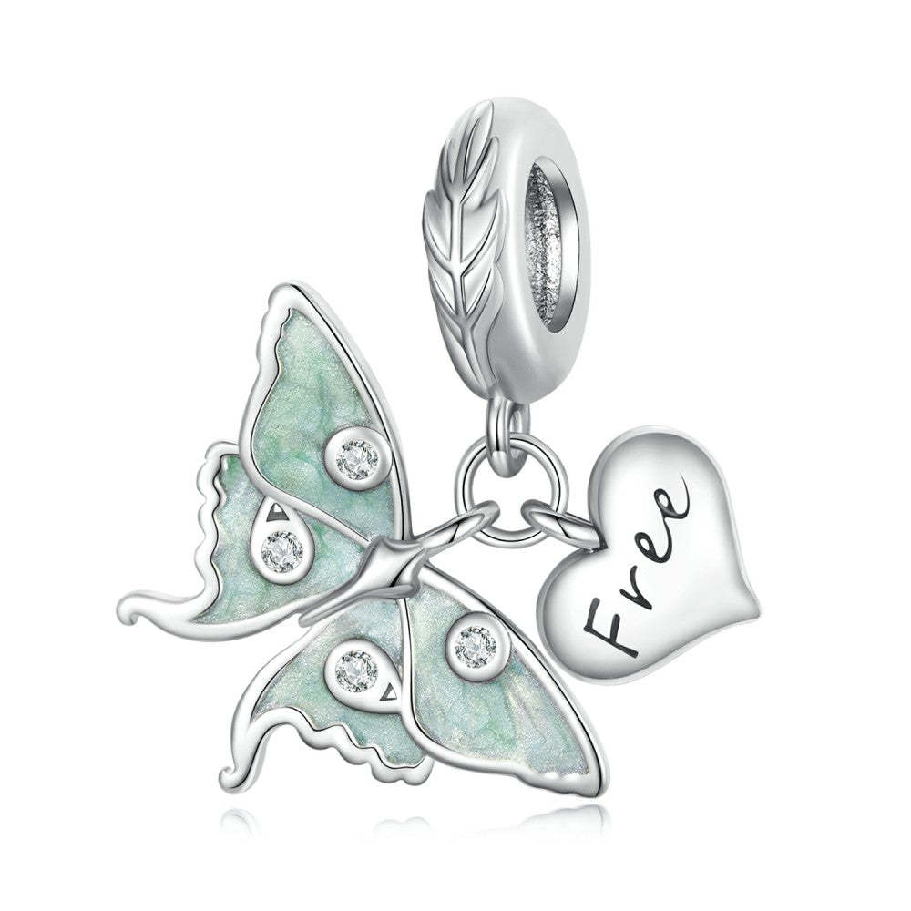 the wizard of oz butterfly dangle charm 925 sterling silver yb2448