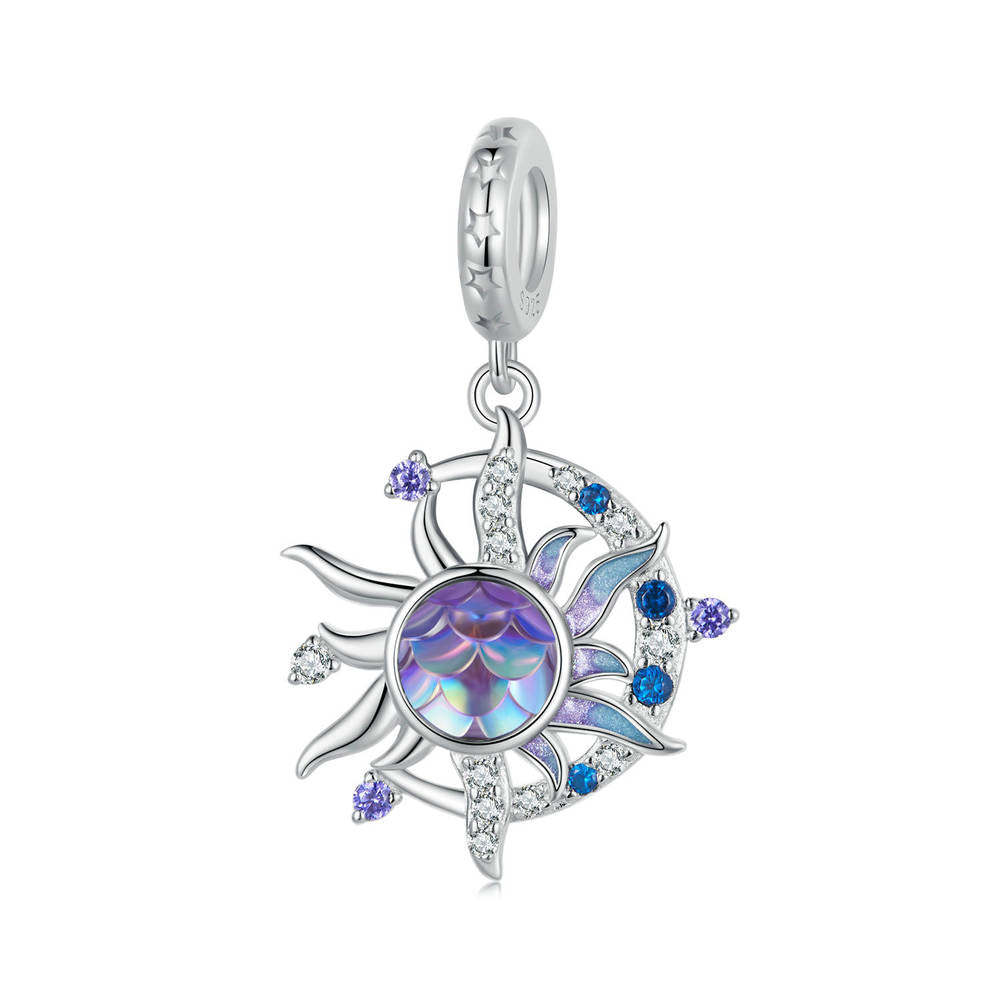 Magic Sun and Moon Pendant Dangle Charm Silver Christmas Gifts - soufeelmy