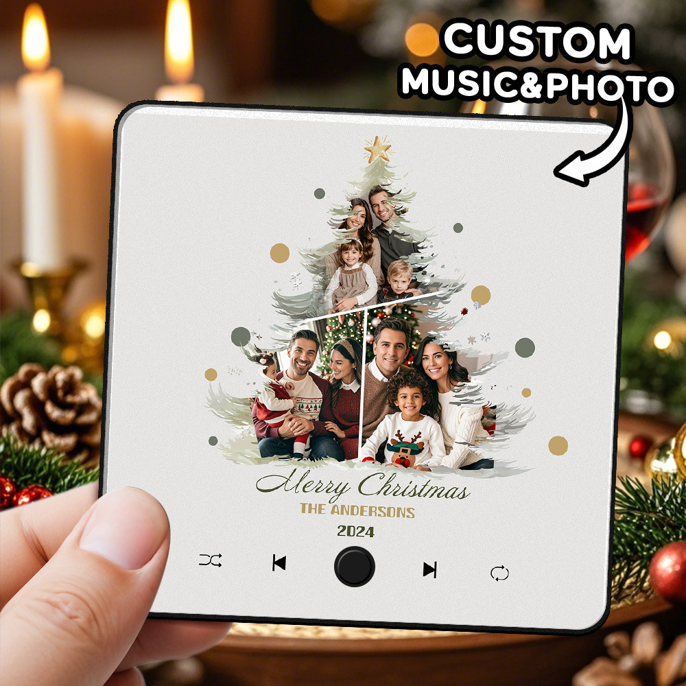 Custom Music Fridge Magnet Photo Sticker Music Wall Photo Sticker That Plays Music Without Cell Phone Christmas Gifts - soufeelmy