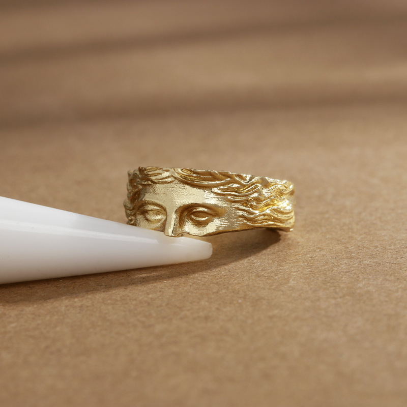 Venus Half Face Ring Gift - soufeelmy