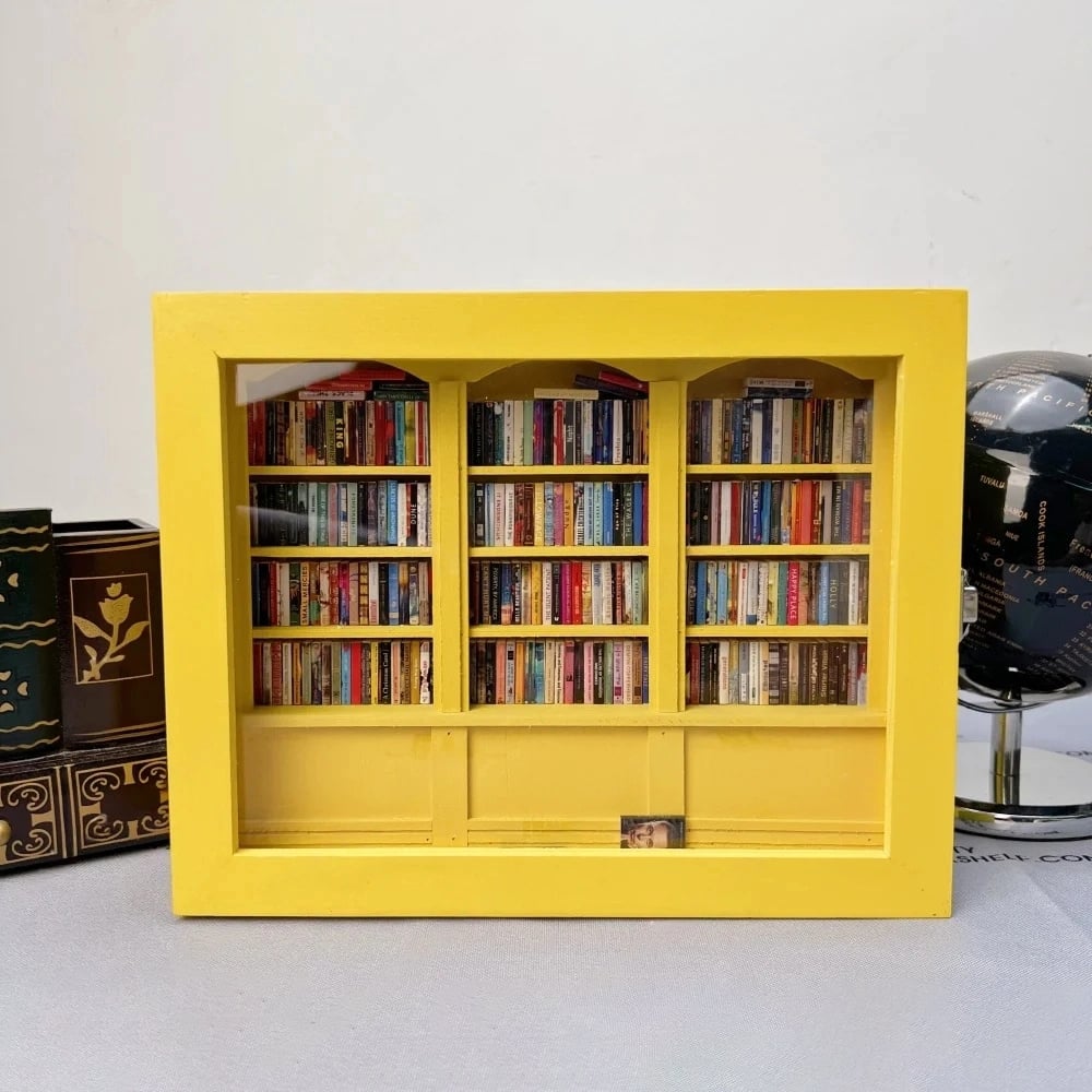 Anxiety Bookshelf Yellow Shake Away Your Anxiety Stress Relief Toys Room Decoration Anxiety Gifts - soufeelmy