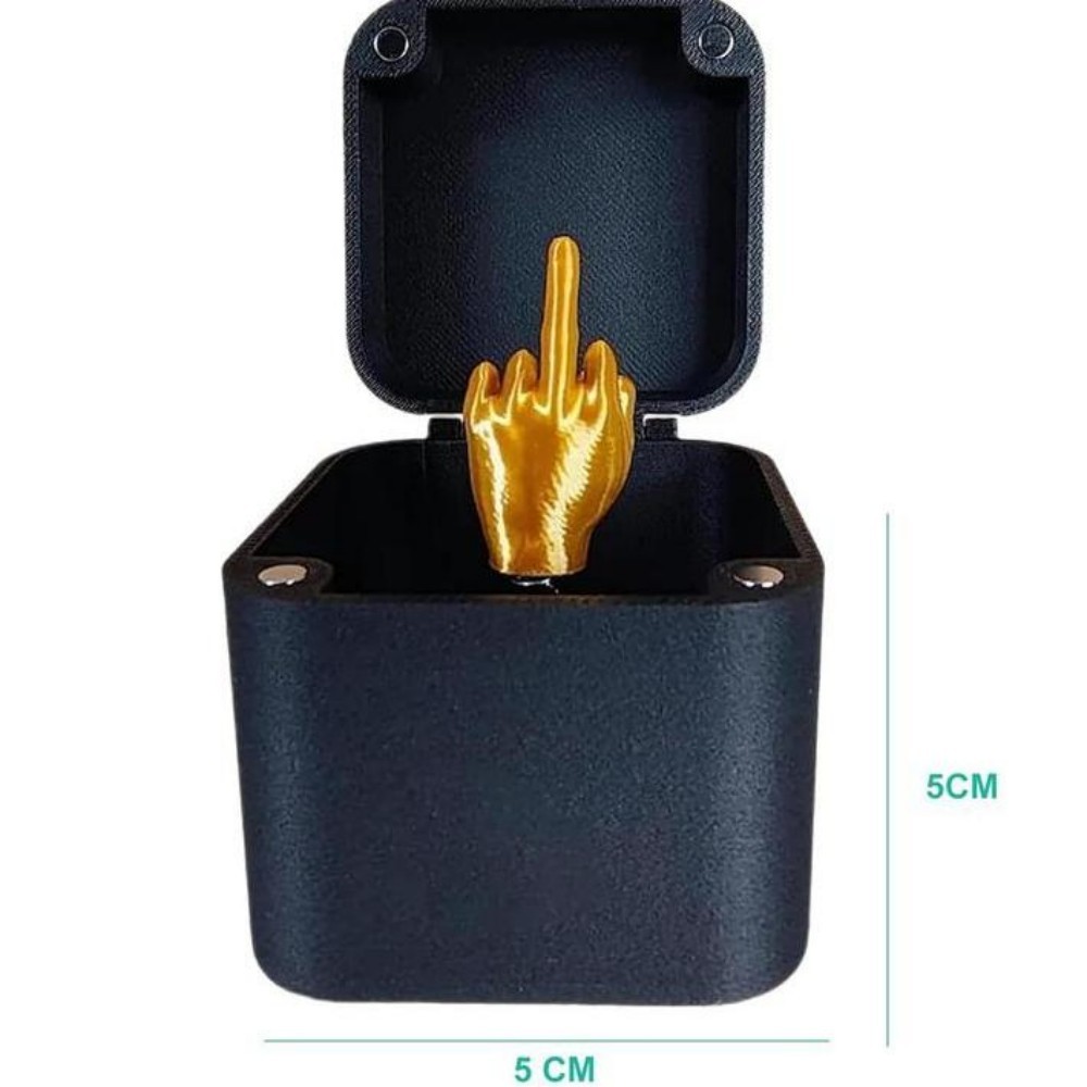 Custom Text Middle Finger in A Box Middle Finger Surprise Gift Box Just for You Middle Finger Gift - soufeelmy